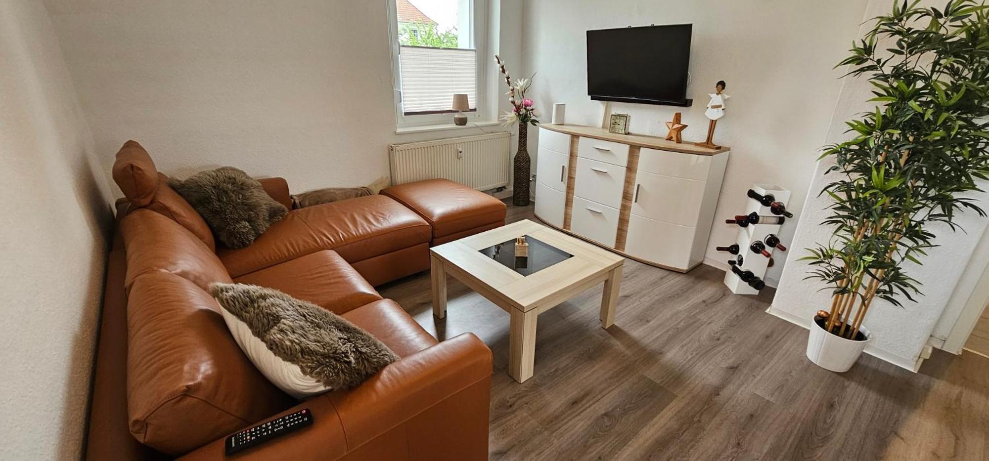 Private Ferienwohnung Seestadt Grossraeschen Exterior foto